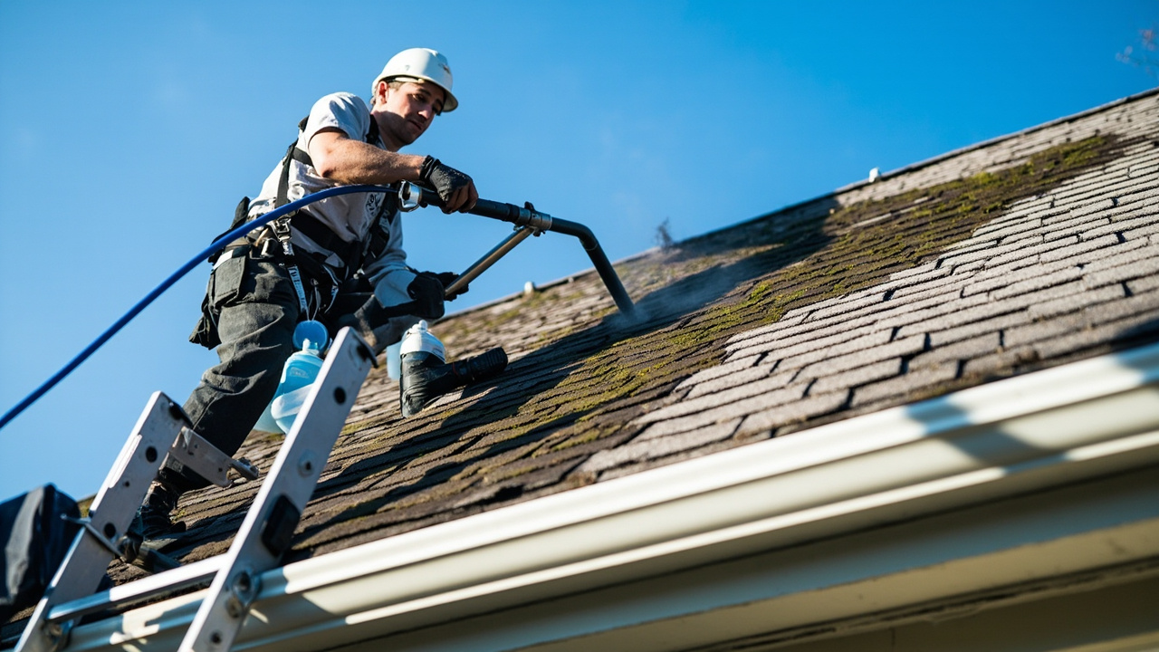 How Professional Roof Cleaning and Maintenance Works