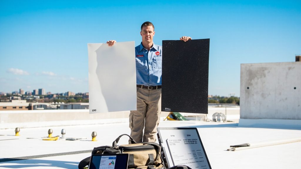 TPO vs EPDM Roofing Guide in Baltimore MD 21202