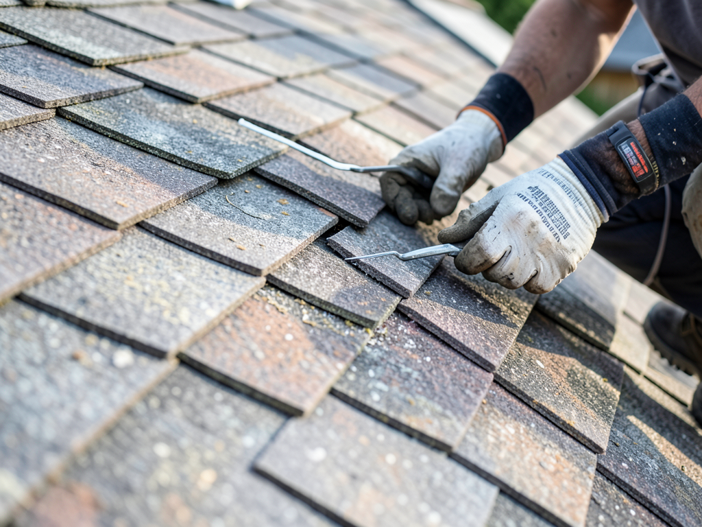 Can you replace only one slope of your shingle roo