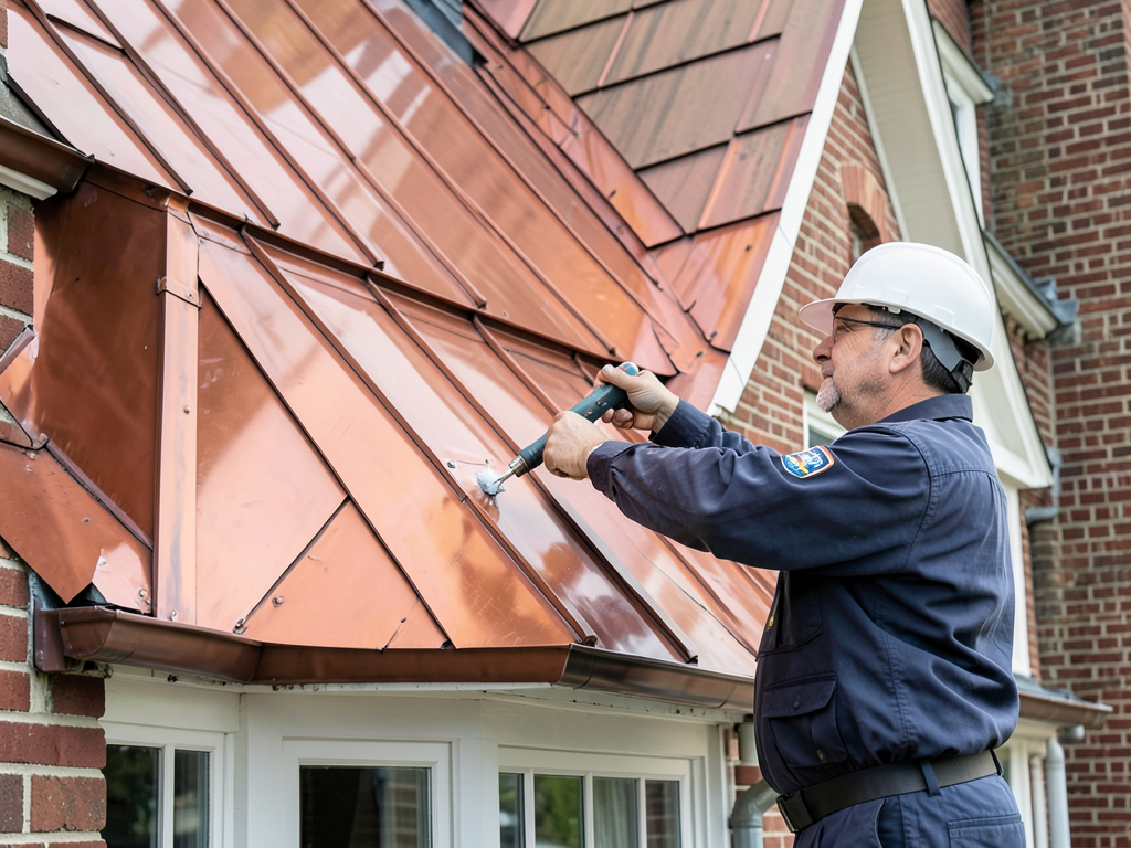 Preserving the beauty and function of copper roofi