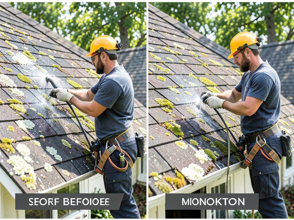 Protecting Your Roof from Lichen Growth in Shady Areas of Monkton