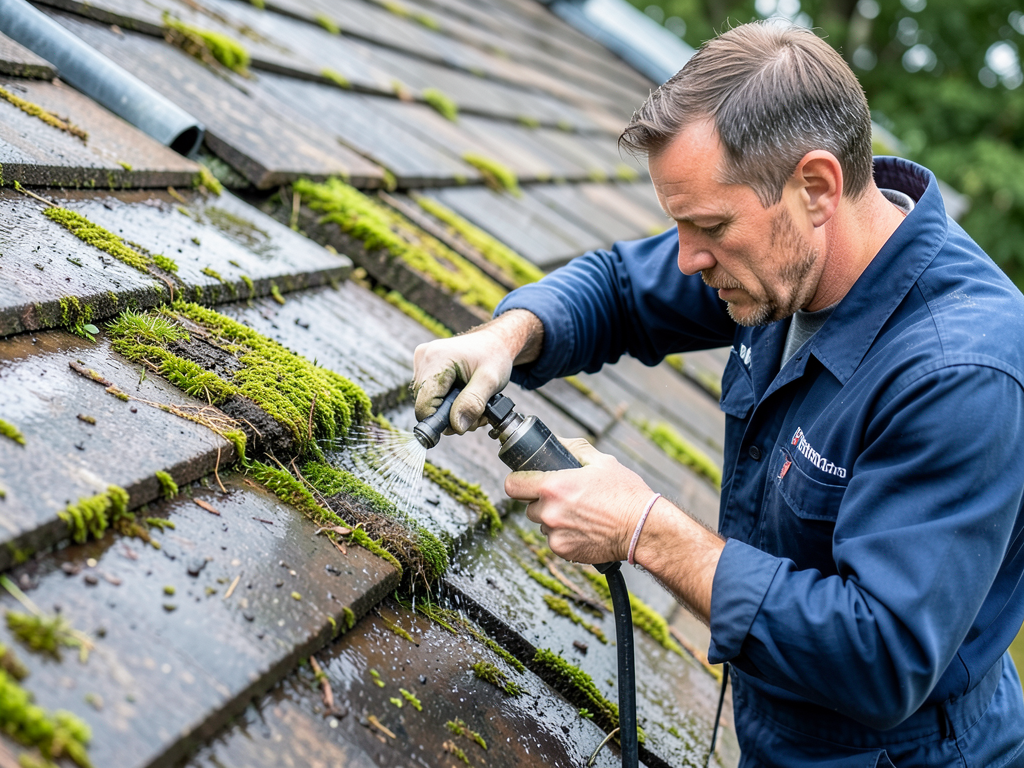 Why Moss is Growing on Your Shaded Ruxton Roof (and How to Safely Remove It)