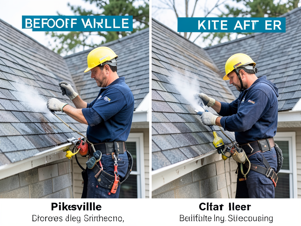 Why Pressure Washing Your Pikesville Roof Does More Harm Than Good